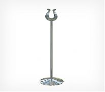 Держатель-зажим ценника MV-CLIP-XL металлический  —  металлический держатель ценника на круглом утяжелённом основании